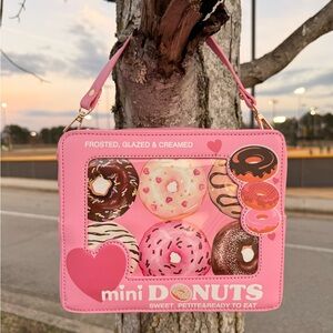 Mini Donuts Pink Crossbody Bag